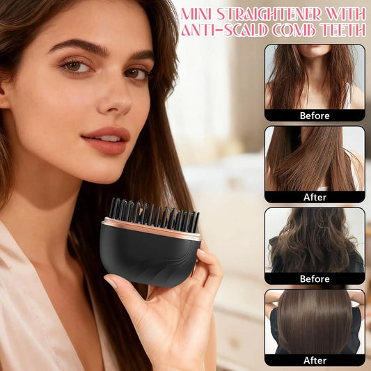 “Mini Alisador Portátil Inalámbrico | Cabello Perfecto en Minutos”
